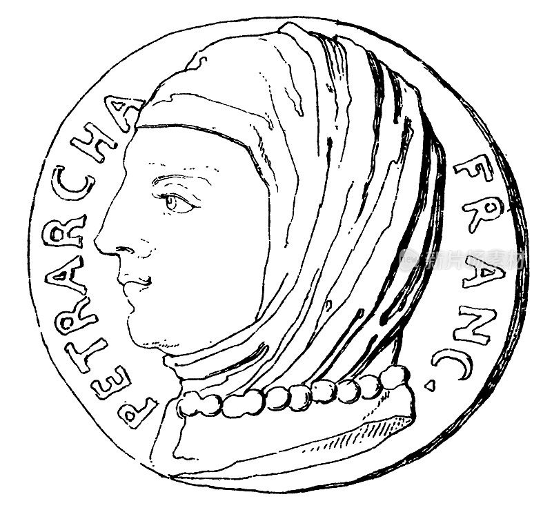 Francesco Petrarca |古董肖像画廊